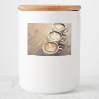 coffee capsule food jars food label