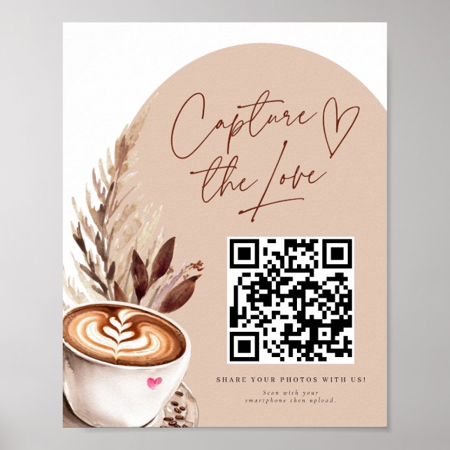 Coffee Capture wih love Poster (Front)