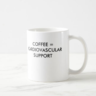 COFFEE = CARDIOVASCULAR SUPPORT MUG