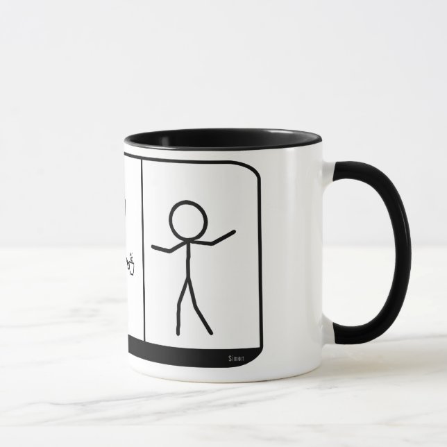 Coffee Cartoon Mug (Right)