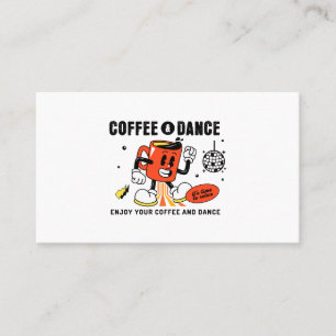 Coffee Cartoon Retro -1 Business Card