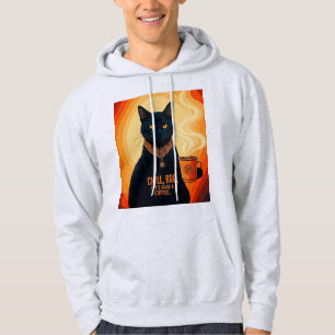 Coffee Cat Chill Hoodie