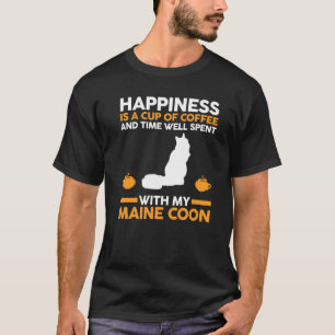 Coffee Cat Maine Coon T-Shirt