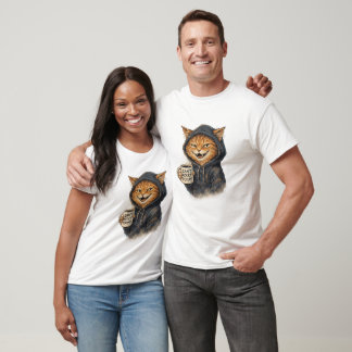 Coffee Cat Mood T‑Shirt T-Shirt