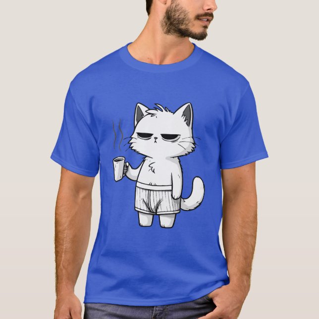 Coffee Cat T-Shirt (Front)