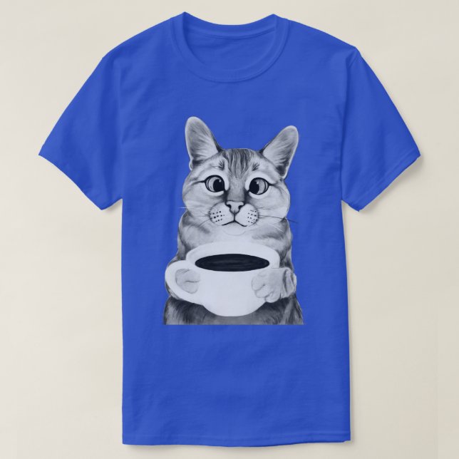 Coffee Cat T-Shirt (Design Front)