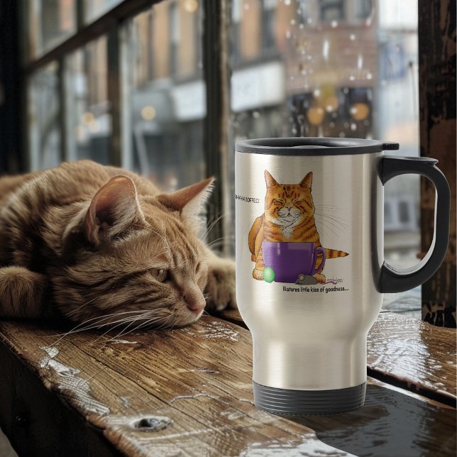Coffee Cat Travel Mug (Creator Uploaded)