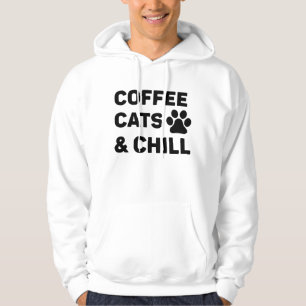 Coffee Cats & Chill Hoodie