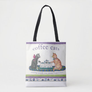Coffee Cats Tote Bag