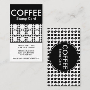coffee centre stamp card