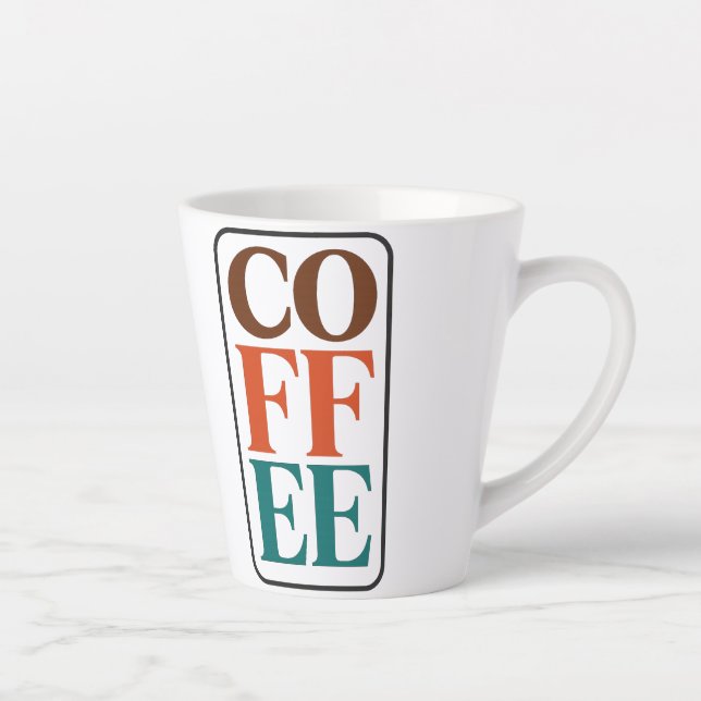 COFFEE Ceramic Coffee Mug Gift for Lovers (Right)
