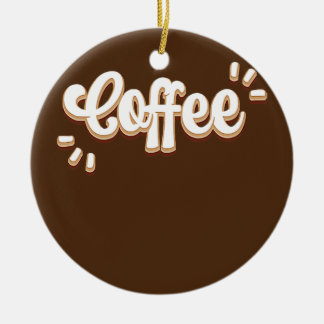 Coffee  ceramic tree decoration