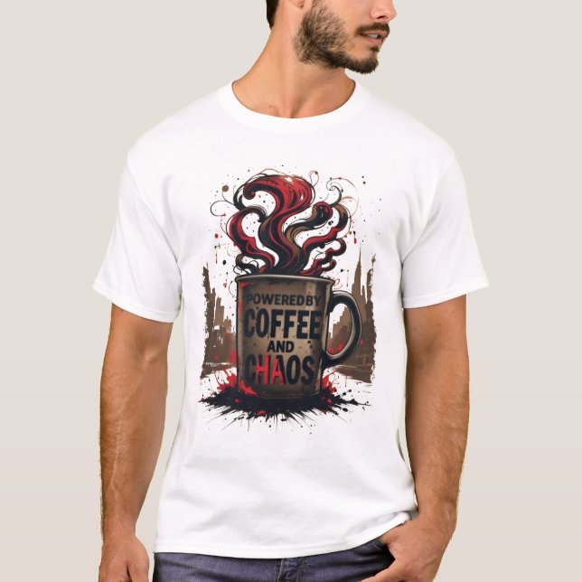 Coffee Chaos Mens  T-Shirt (Front)