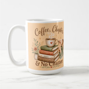Coffee Chapters No Chatter Cosy Book Lover Mug