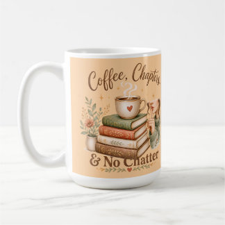 Coffee Chapters No Chatter Cosy Book Lover Mug