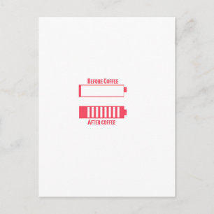 Coffee Charge Postcard