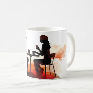 Coffee, Chat, and Love A romantic Mug