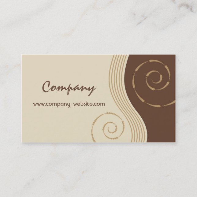 Coffee & Chocolate Business Card (Front)