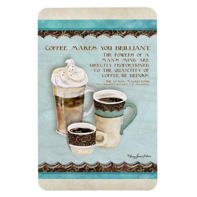 Coffee & Chocolate Java - Kitchen Decor Magnet (Vertical)