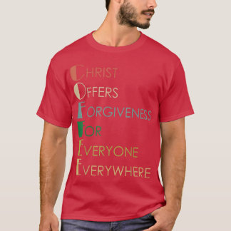 Coffee Christ Offers Forgiveness For Everyone Ever T-Shirt