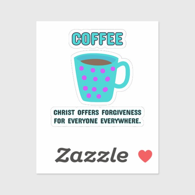 Coffee Christian Forgivenes (Sheet)