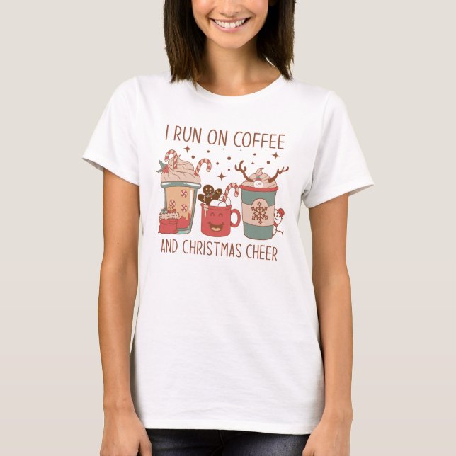 Coffee & Christmas Cheer Festive Mug 2023 T-Shirt (Front)