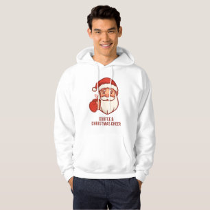 Coffee & Christmas Cheer Santa Hoodie