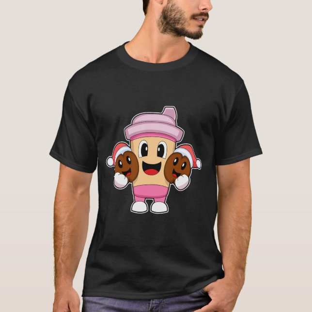 Coffee Christmas Coffee bean T-Shirt (Front)