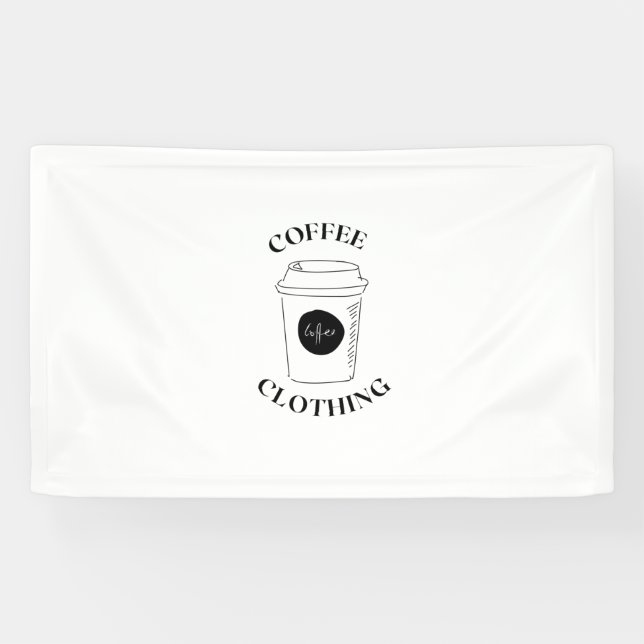 coffee clothing banner (Horizontal)