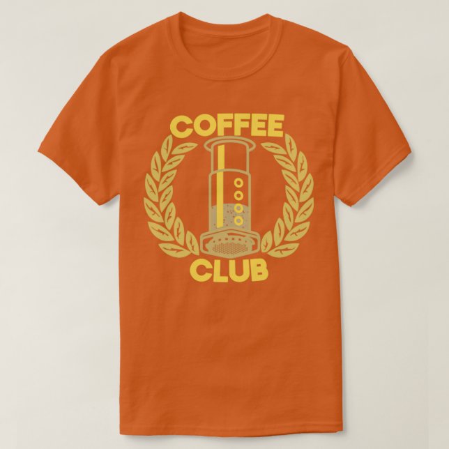 Coffee Club 1 T-Shirt (Design Front)