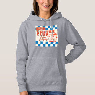 Coffee Club cartoon– Adorable custom Coffee Lover Hoodie
