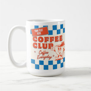 Coffee Club cartoon– Adorable custom Coffee Lover  Mug
