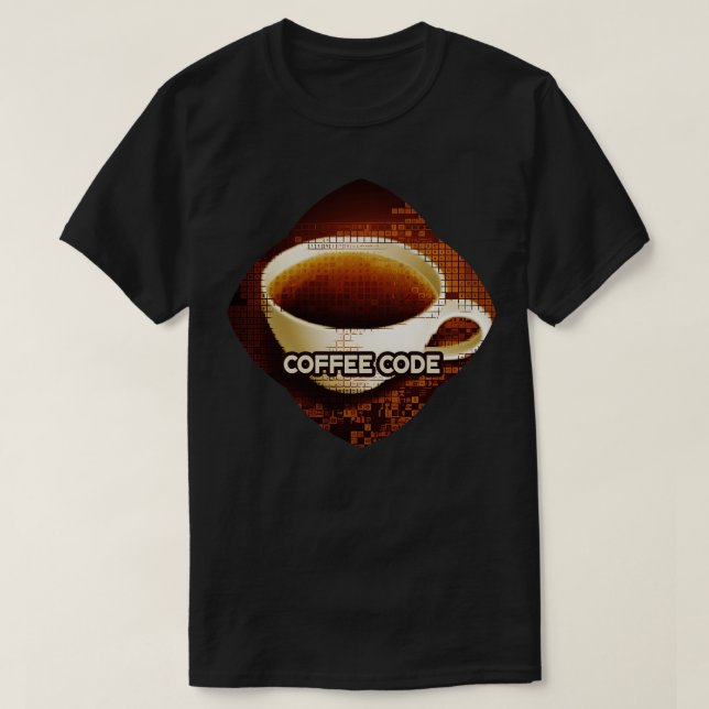 Coffee Code T-Shirt (Design Front)