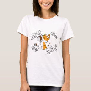 Coffee Coffee Coffee Corgi Premium T-Shirt