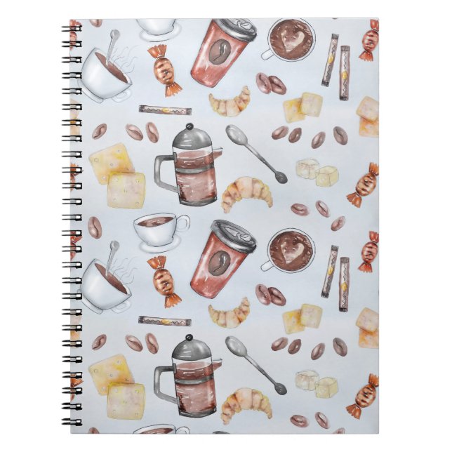 Coffee coffeemania caffeine notebook (Front)