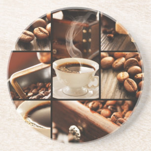 Coffee Collage Coaster
