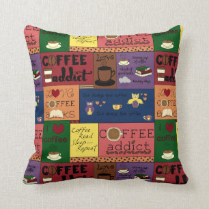 Coffee Collage Cushion