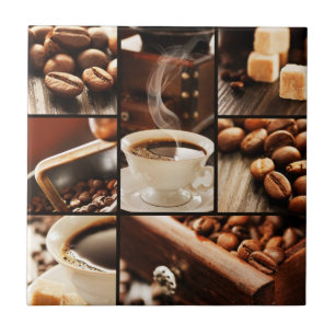 Coffee Collage Tile