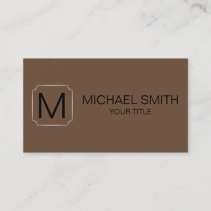 Coffee colour background business card