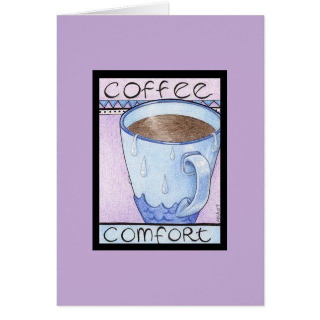 Coffee Comfort Card (Front)