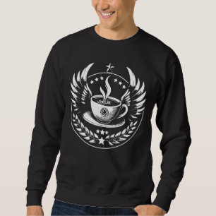 Coffee Commander (white) Sweatshirt