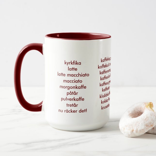 Coffee Connoisseur Mug (With Donut)