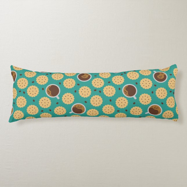 Coffee & Cookies Body Cushion (Front)