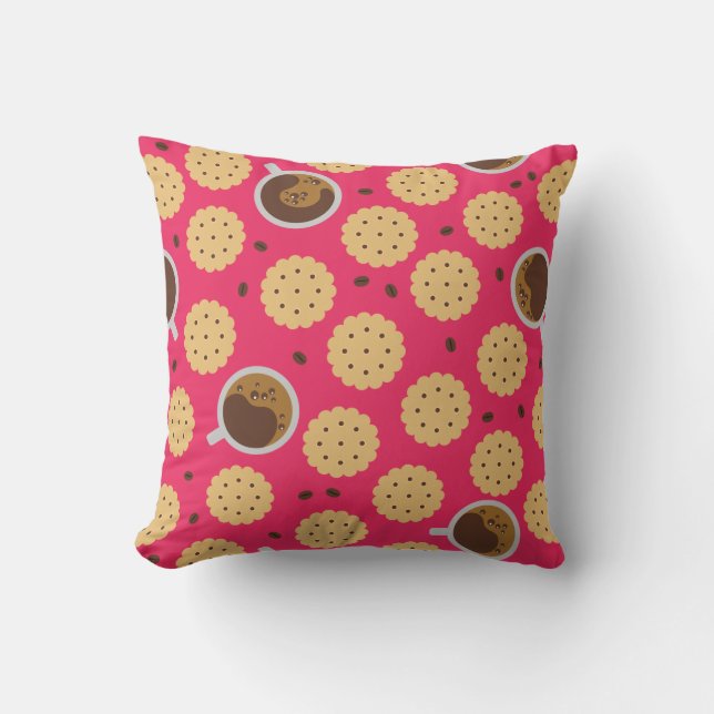 Coffee & Cookies Cushion (Front)
