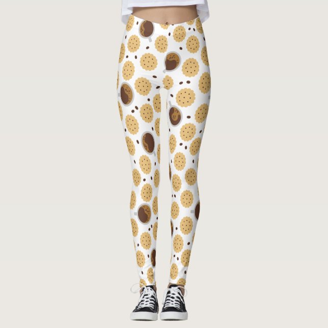 Coffee & Cookies Leggings (Front)