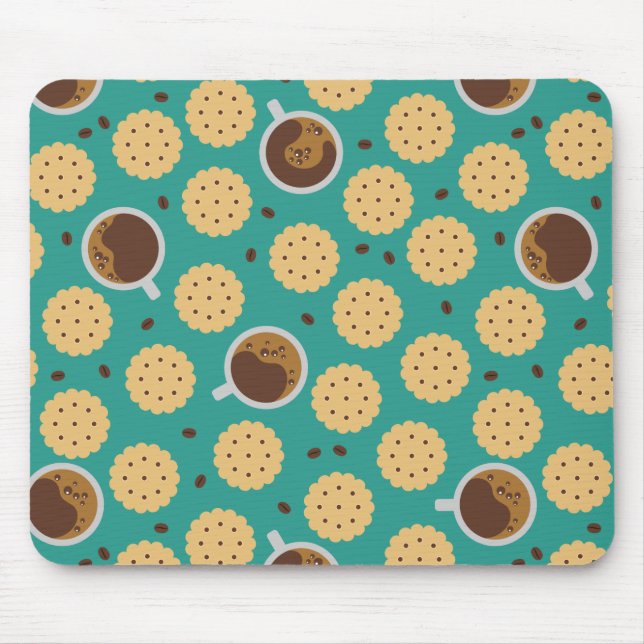 Coffee & Cookies Mouse Mat (Front)