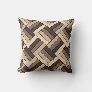 Coffee & Cream Mosaic Cushion