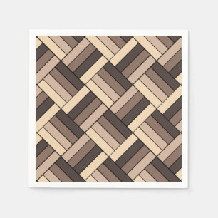 Coffee & Cream Mosaic Napkin