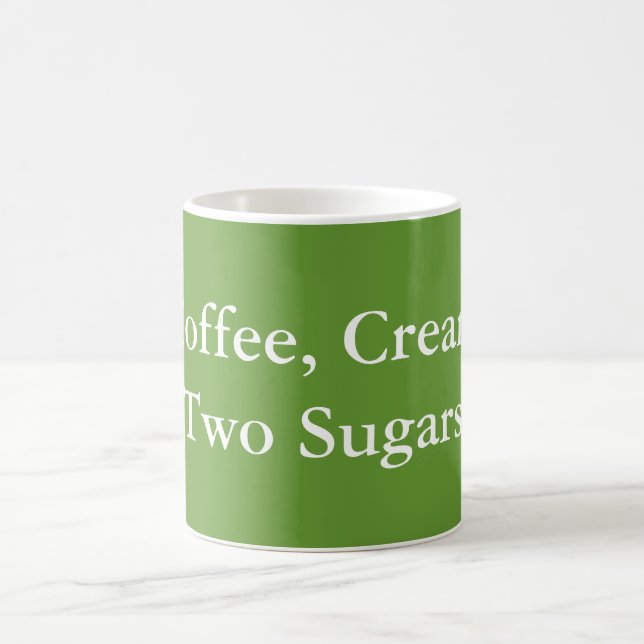 Coffee Cream Two Sugars - My Order Mug (Center)