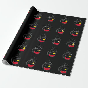 Coffee Critically low Wrapping Paper